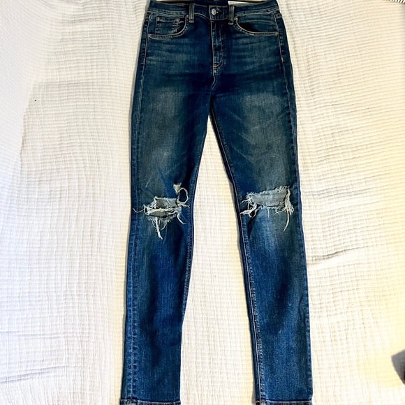 Rag & Bone - High Rise Skinny in Bonnie - Size 28 - Picture 3 of 8